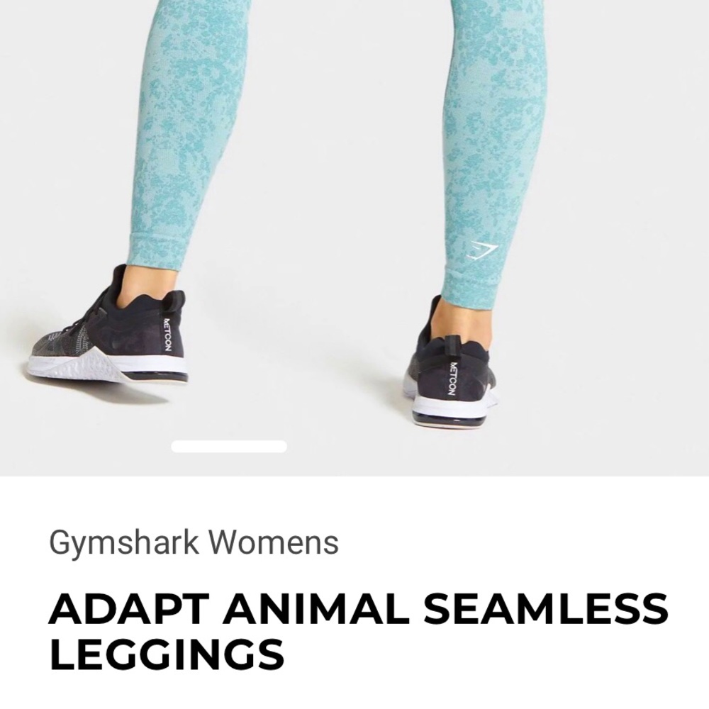 NWT Gymshark adapt animal leggings S, light green - Picture 9 of 11